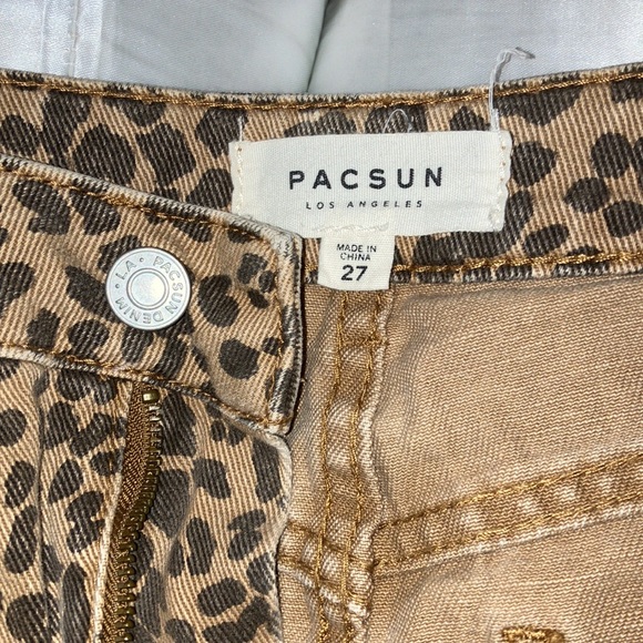 PacSun cheetah denim skirt - Picture 4 of 8